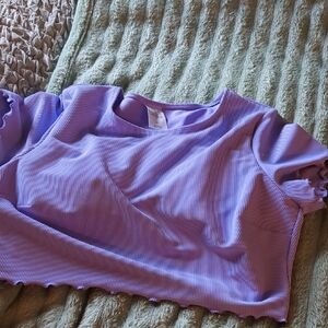Wild Fable Purple Crop Top